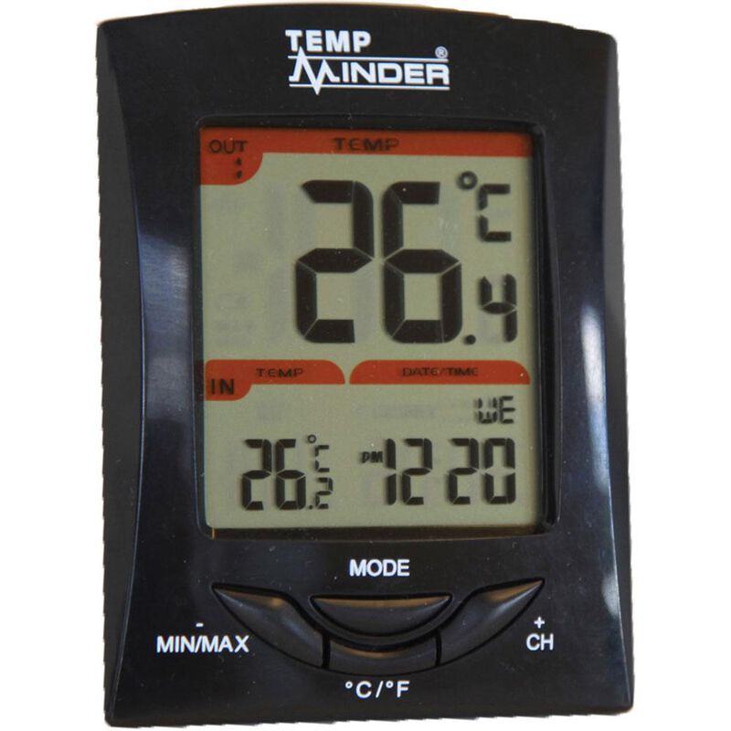 TempMinder Three-Station Wireless Thermometer and Clock image number 3
