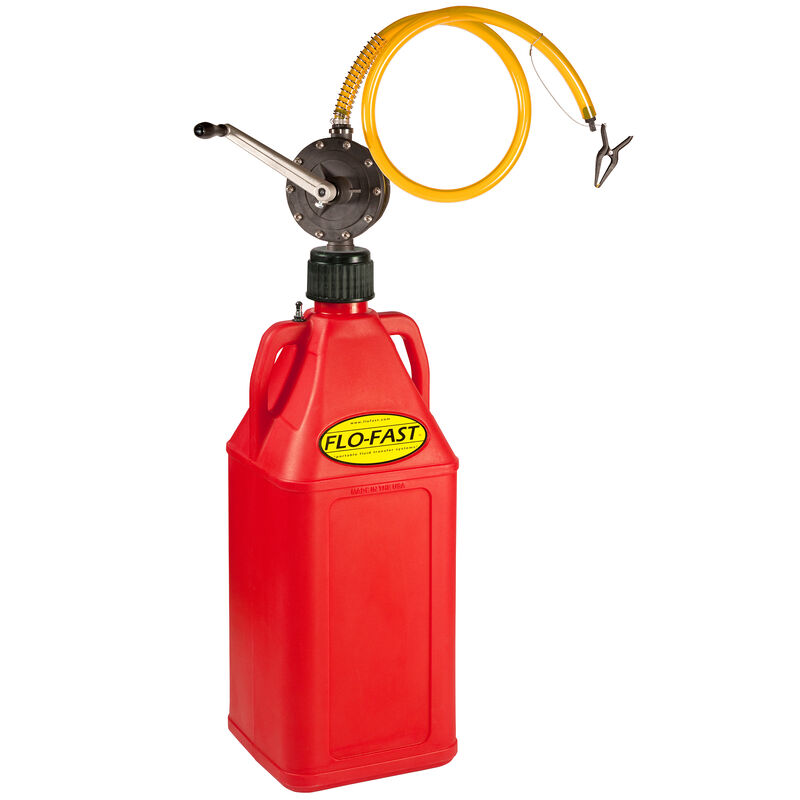 Flo-Fast 10.5-Gallon Fuel Jug with Professional Pump