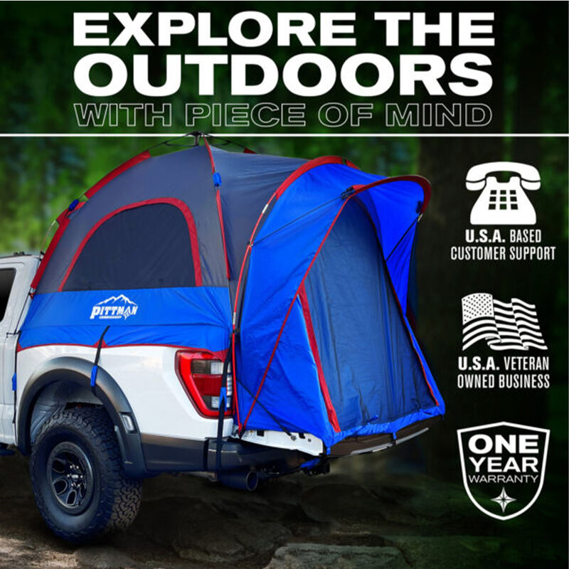 Pittman Outdoors EZ-Up Truck Bed Tent for Full-Size Trucks with 5.5'-5.8' Beds image number 5