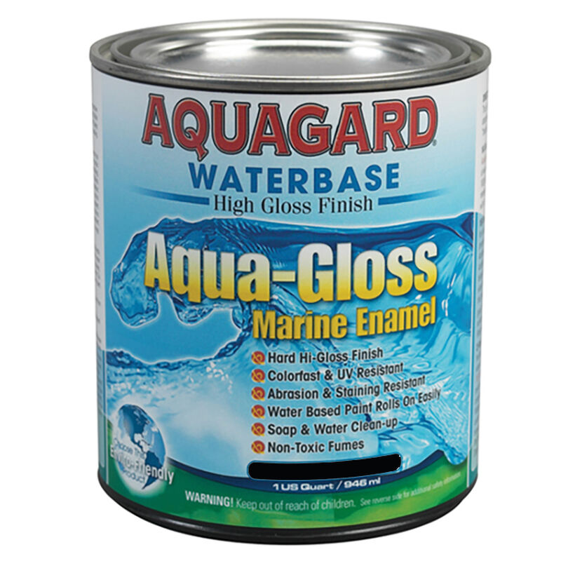Aquagard Aqua-Gloss Waterbase Enamel, Quart image number 1