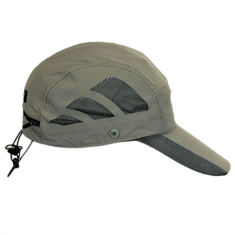Dorfman Pacific Men&rsquo;s Umbra Fishing Cap with Foldaway Sun Shield image number 6