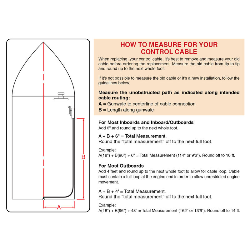 SeaStar Solutions TfXtreme CCX179 Premium Replacement Control Cable image number 2