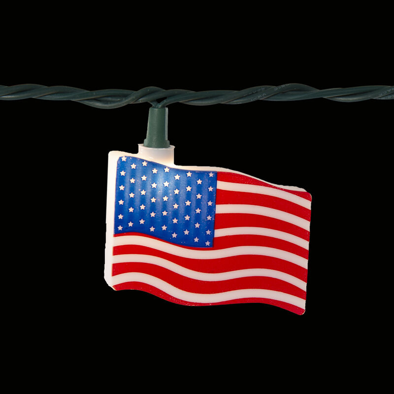USA Flag Mini Light Set image number 3