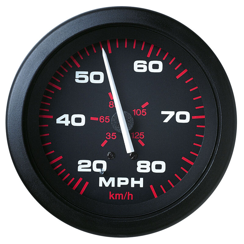 Sierra Amega 3" Speedometer, 80 MPH image number 1