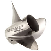 Quicksilver Torrent 3-Blade Modular Prop / Stainless 14.625 dia x 21 pitch RH
