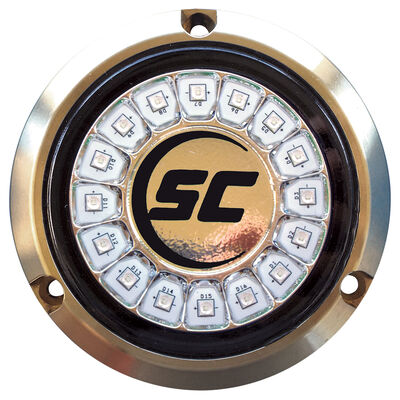 Shadow-Caster Single-Color Bronze Underwater Light – 16 LEDs, Great White