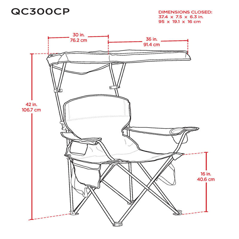 ShelterLogic Max Shade Quad Camping Chair image number 4