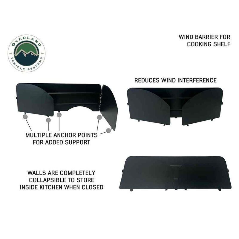 Overland Vehicle Systems Camp Cargo Box Kitchen with Slide Out Sink, Cooking Shelf, and Work Station image number 9