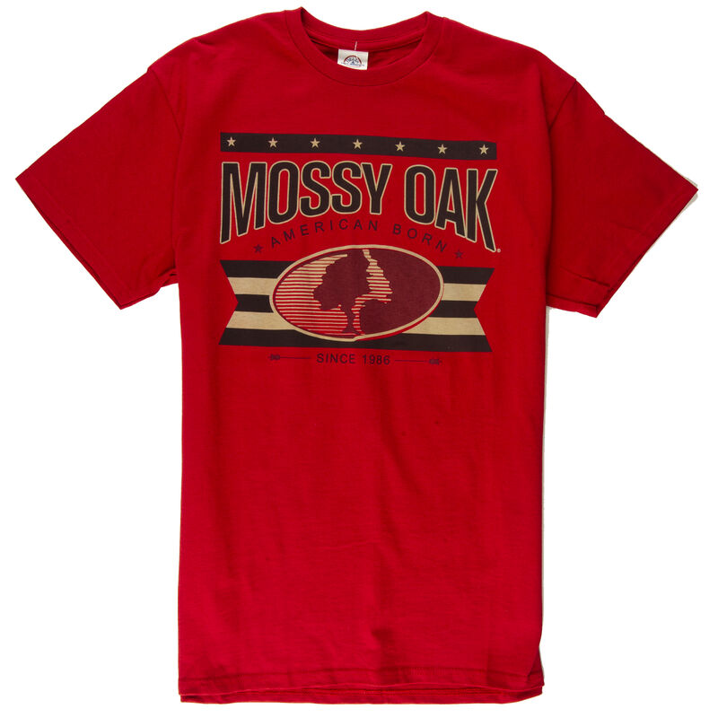 Mossy Oak Men’s American Born Short-Sleeve Tee image number 1