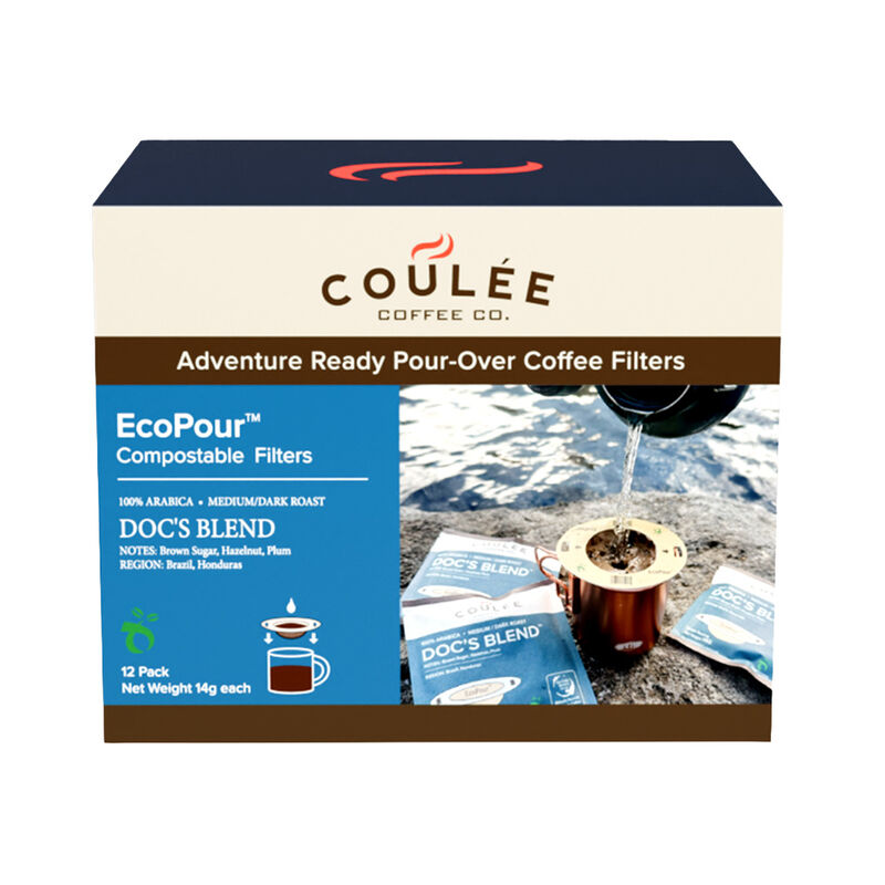 Coulee Doc's Blend Coffee, 10 Pre-Filled EcoPour Filters