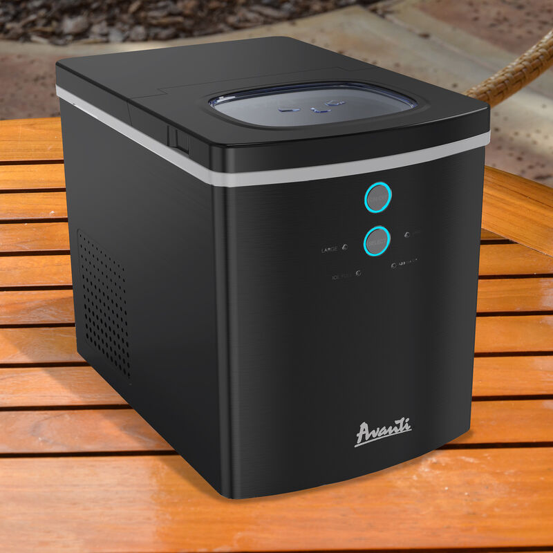 Avanti Portable Countertop Ice Maker, Black image number 3