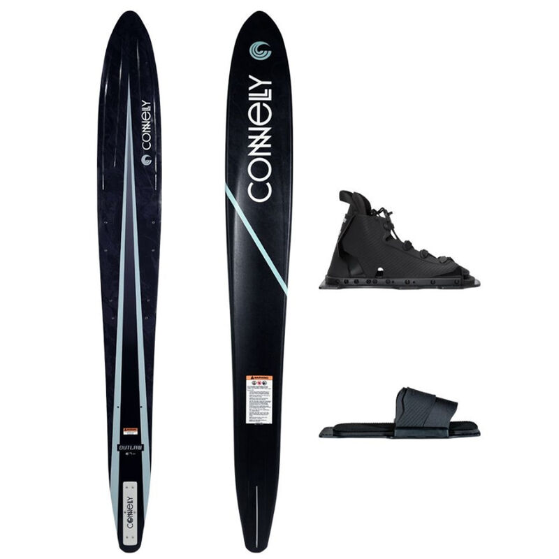 Connelly Outlaw Slalom Water Ski with Swerve Binding and Rear Toe Plate