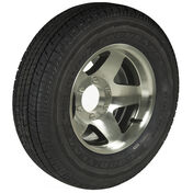 Goodyear Endurance ST225/75 R 15 Radial Trailer Tire, 6-Lug Aluminum Black Star