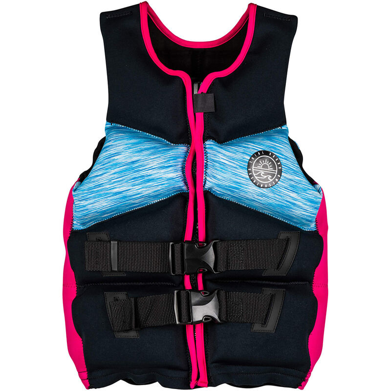 Radar Teen T.R.A. CGA Life Vest, Vibrant Mesh/Pink/Black image number 1
