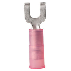 Ancor Nylon Flanged Spade Terminals, 22-18 AWG, #6 Screw, 6-Pk.