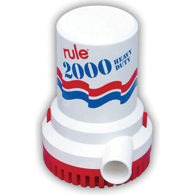 Rule Submersible Bilge Pump 10 - 2000 GPH