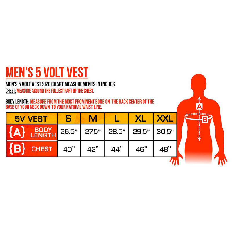 Temp360 Men's 5V Battery Heated Vest image number 9