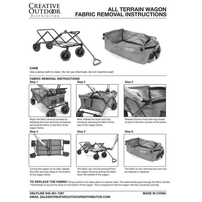 Creative Outdoor All-Terrain Folding Wagon image number 19