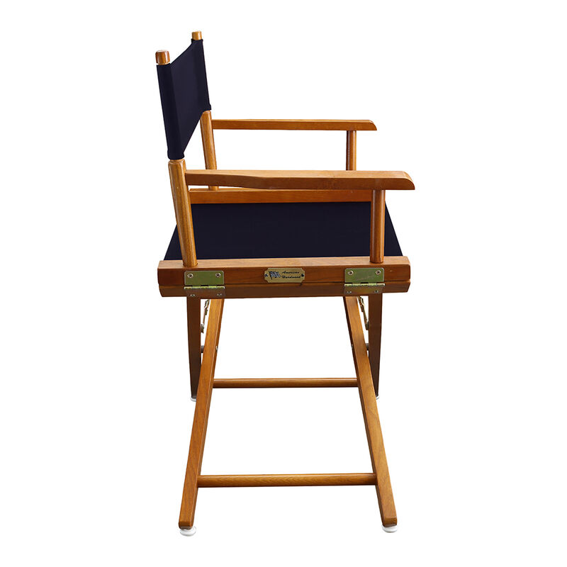 American Trails Extra-Wide Director's Chair, Mission Oak Frame, Black image number 3