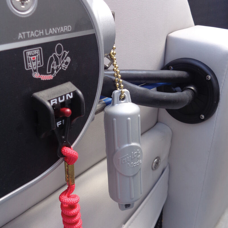 Mini Fender Keychain Float - Silver Mist  image number 1