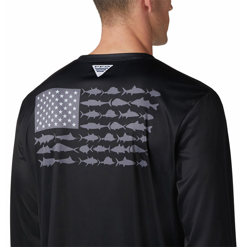 Columbia Men's Terminal Tackle PFG Fish Flag Long-Sleeve Shirt image number 14