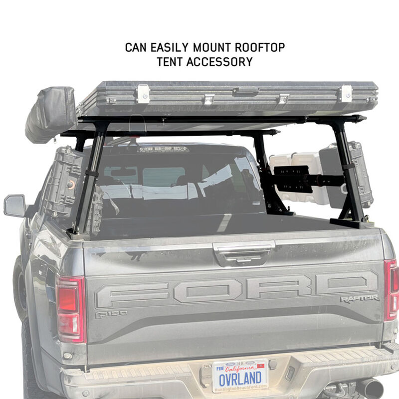 Overland Vehicle Systems Freedom Rack with Crossbars and 6.5' Side Support Bars image number 6