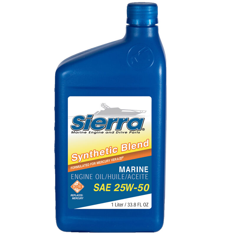 Sierra Synthetic 25W-50 FC-W Oil, Sierra Part #18-9552-8 image number 1