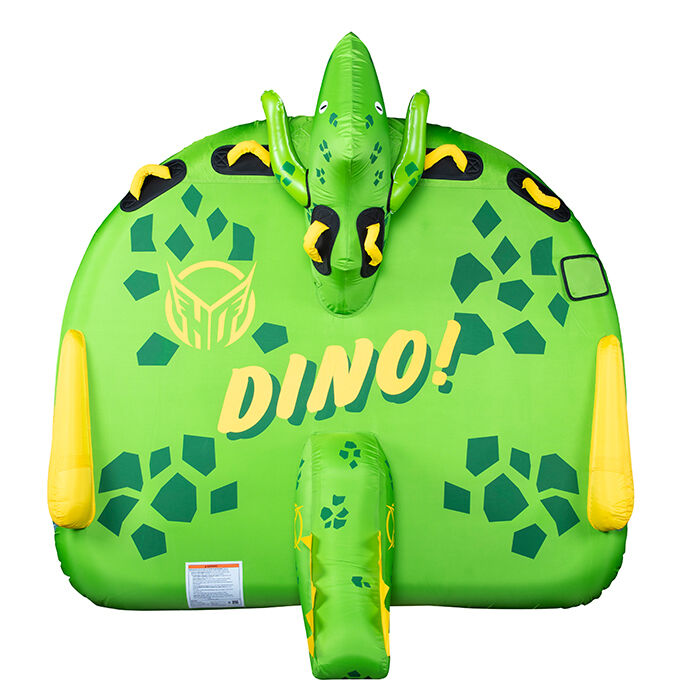 The HO Dino is a 3-rider towable tube built for fun days on the lake.