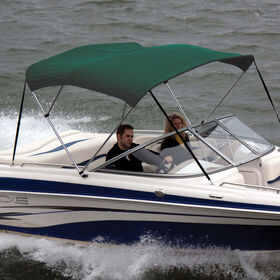 Bimini Top Polyester Fabric and Boot Only, 3-Bow 6'L, 46"/54"H, 67"-72"W
