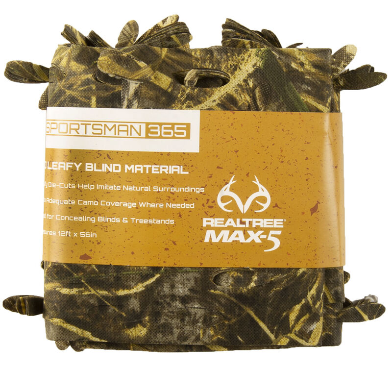 Sportsman 365 3-D Leafy Blind Material, Realtree Max-5 Camo image number 1