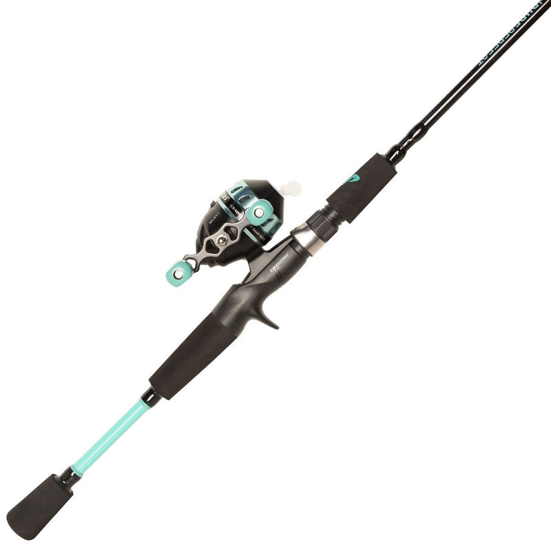 Kid Casters Dude Perfect Youth Spincast Rod And Reel Combo image number 1