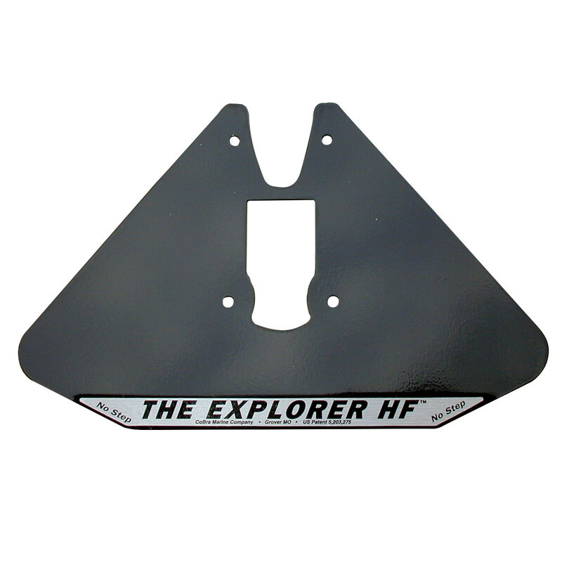 Cobra Explorer Hydrofoil Stabilizer Plate, Black Aluminum image number 1