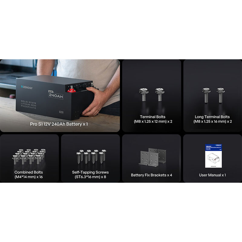 Renogy Pro S1 12V 240Ah LiFePO4 Battery image number 14