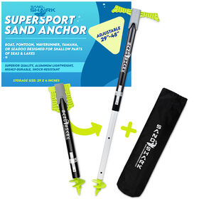 SandShark SuperSport 2.0 Premium Shallow Water Anchor, 29"-48"
