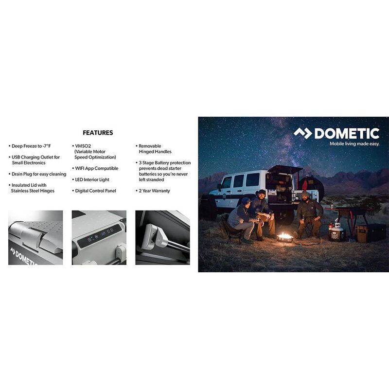 Dometic CoolFreeze CFX-95DZW Portable Refrigerator/Freezer, 85L image number 7