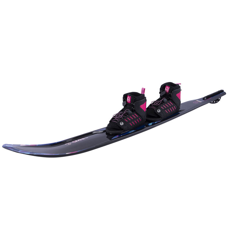HO Women's Carbon Omni Slalom Waterski With Double Freemax Bindings - 67 - 8.5-12.5 image number 1