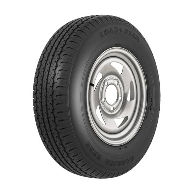 Kenda Loadstar 175/80 x 13B Bias Trailer Tire w/5-Lug Galvanized Spoke Rim image number 3