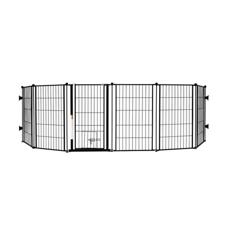 Carlson Outdoor Extra Tall Super Wide Pet Pen and Gate with Small Pet Door image number 2