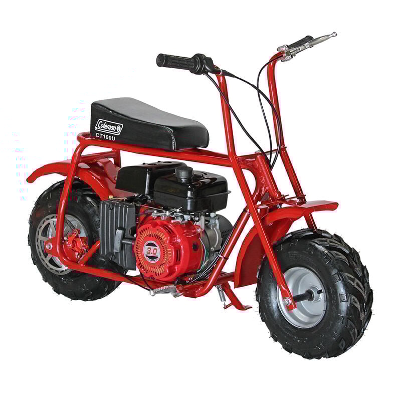 Coleman Powersports CT100U Mini Bike, Red image number 1