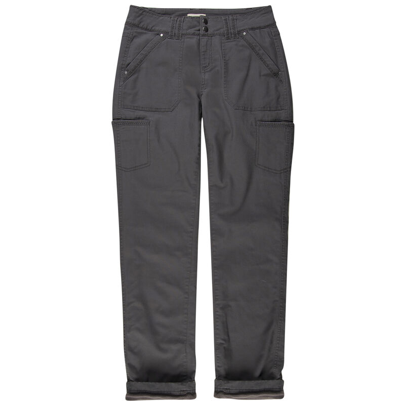 Ultimate Terrain Women’s Essential Fleece-Lined Stretch Canvas Pant image number 2