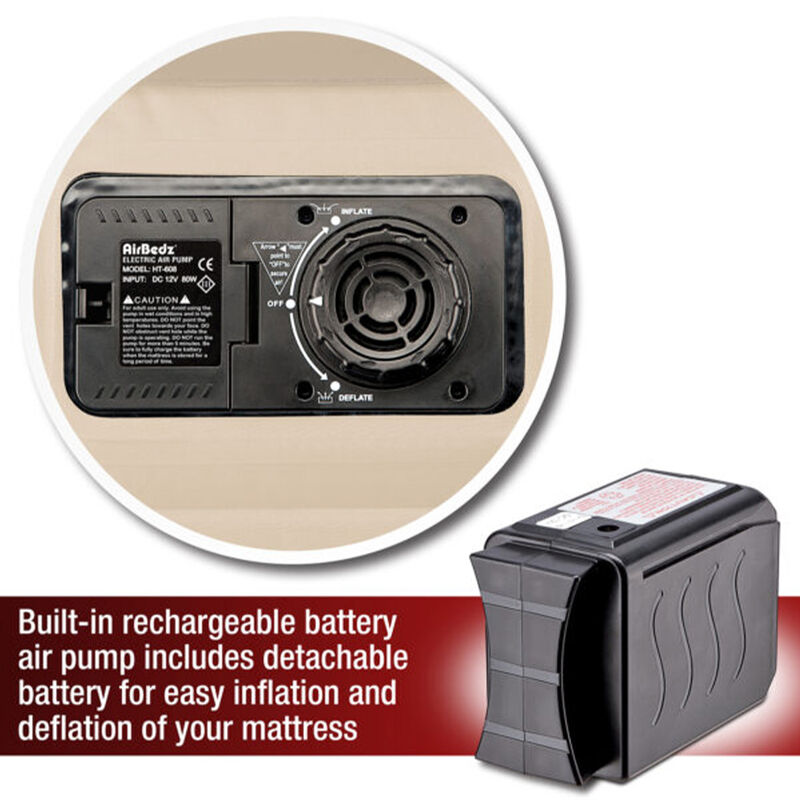 Pittman Outdoors AirBedz Full Size Truck Bed Air Mattress with Built-In Air Pump, Tan image number 5