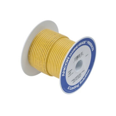 Ancor Yellow Tinned Copper Wire (18 AWG), 35'