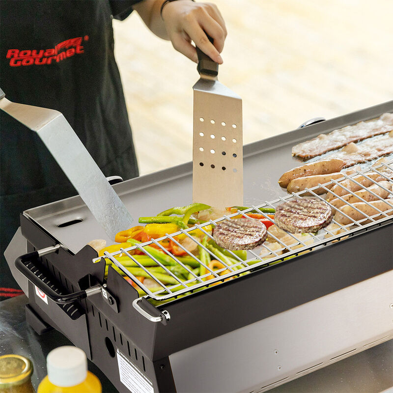 Royal Gourmet 24" Portable 3-Burner Tabletop Gas Griddle image number 12