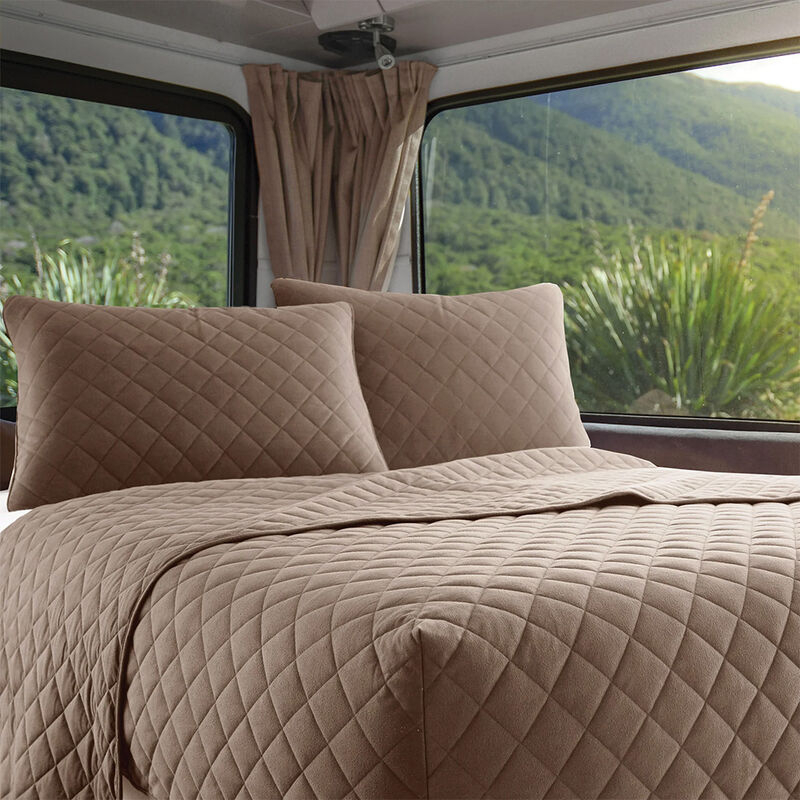 Shavel Home Products Micro Flannel RV Fitted Bedspread Set image number 7
