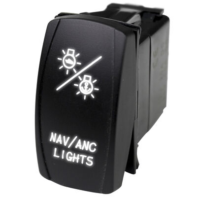 Race Sport LED Rocker Switch with White LED Radiance – NAV Lights