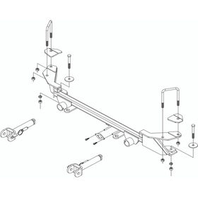 Roadmaster Direct-Connect Baseplate—2015-2018 Ford Edge (524444-5)