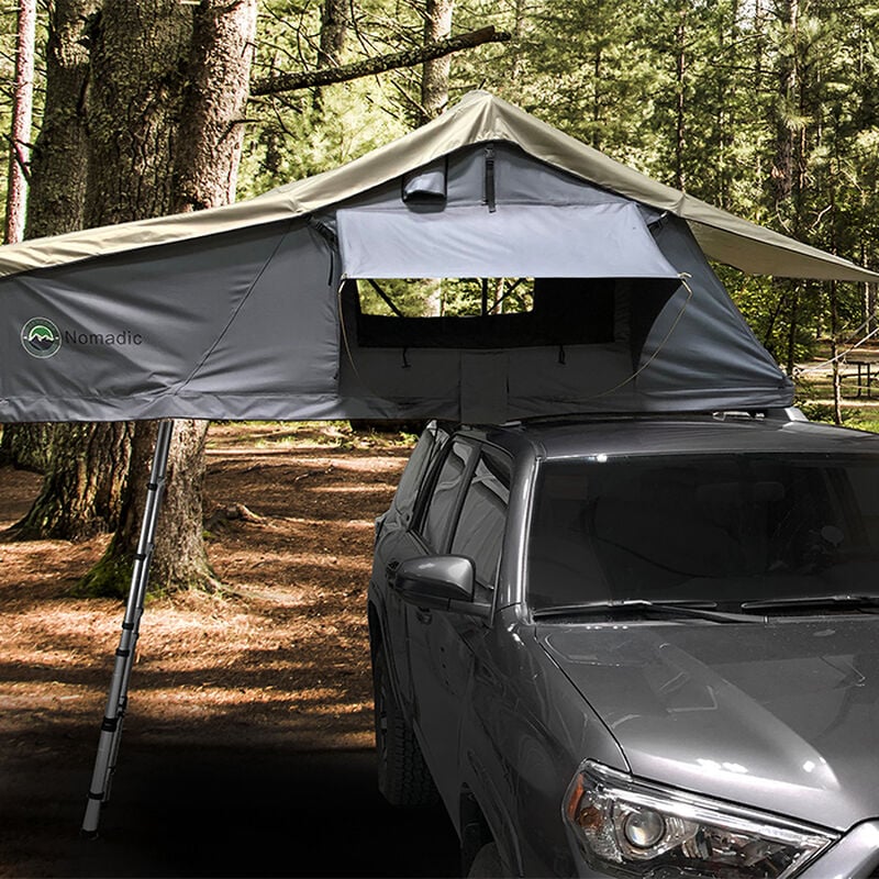 Nomadic 2 Extended Roof Top Tent, Dark Gray and Green image number 4