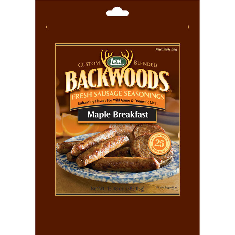 LEM Backwoods Maple Breakfast Fresh Sausage Seasoning, 25 lbs. image number 1