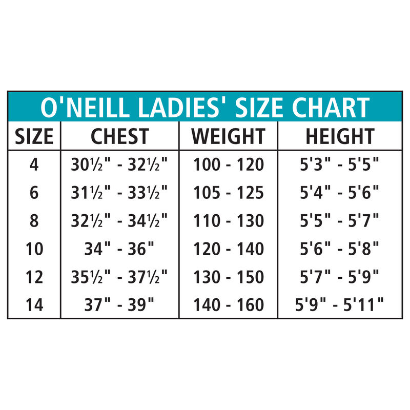 O'Neill Women's Reactor Spring Wetsuit image number 3
