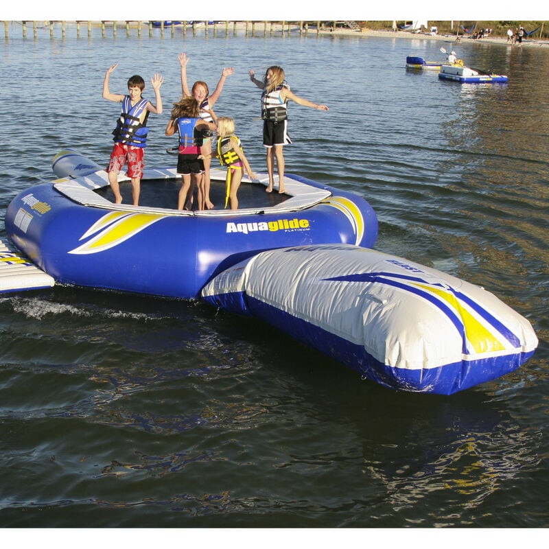 Aquaglide 14' Supertramp Trampoline With Blast And I-Log image number 2